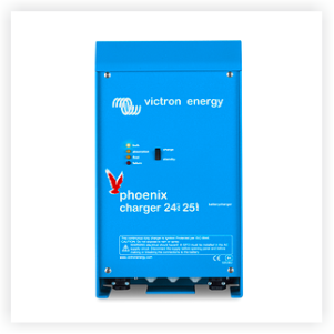 Cargador de baterías Phoenix Victron Energy 24/25 120-240V.