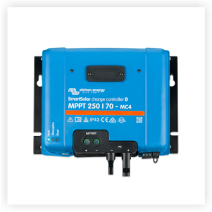 Controlador de Carga SmartSolar MPPT Victron Energy 150/60 hasta 250/70 con Bluetooth integrado.